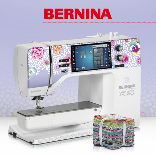 BERNINA 770 QE PLUS Kaffe Edition (module inclus)