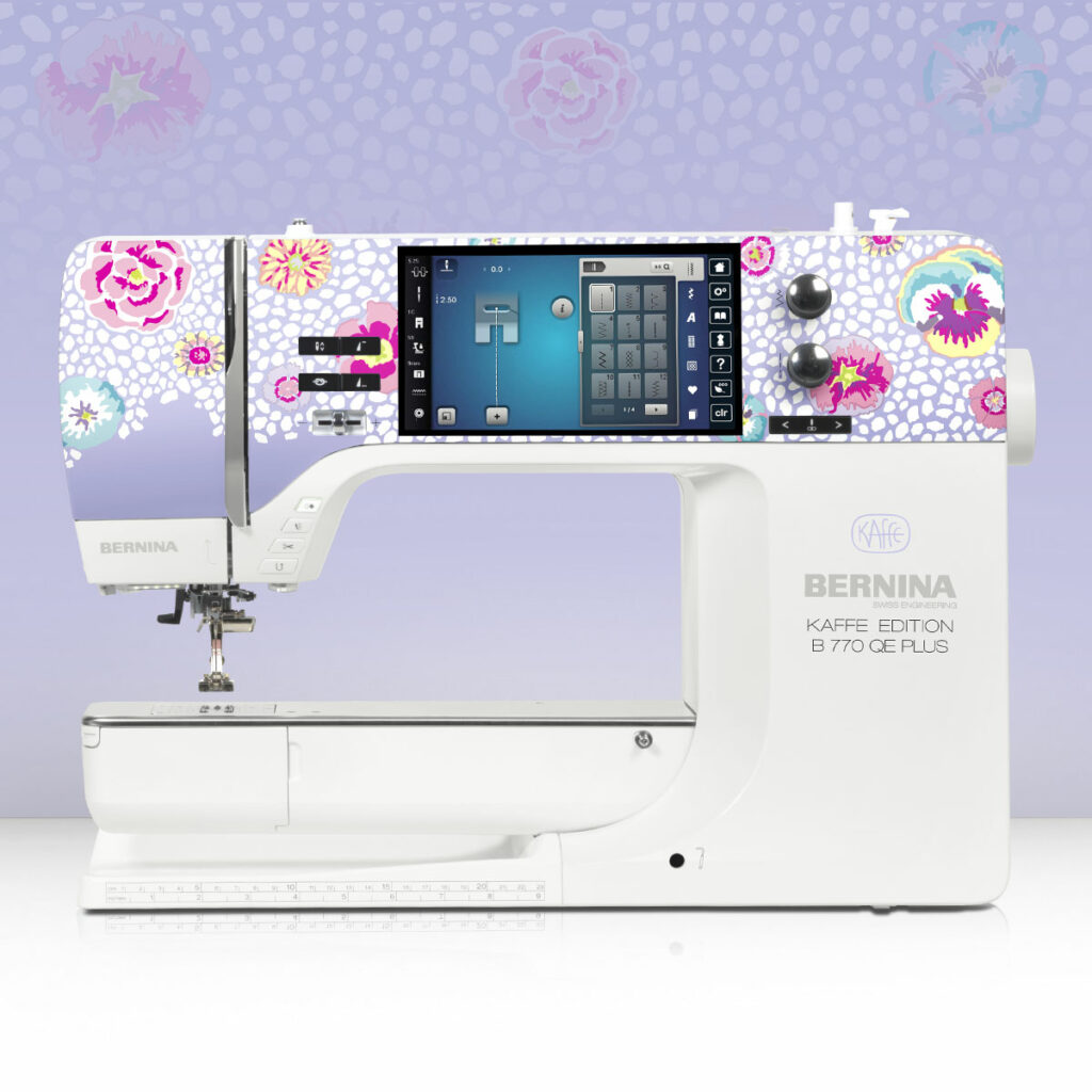 BERNINA 770 QE PLUS Kaffe Edition (module inclus) BERNINA France